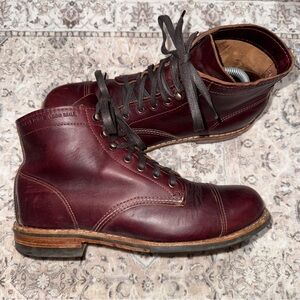 Wolverine 1000 Mile Men 9.5 Cap Toe Original Boot - Brown